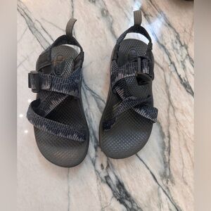 Chaco Kids Sandals - Gray and Black Size 12